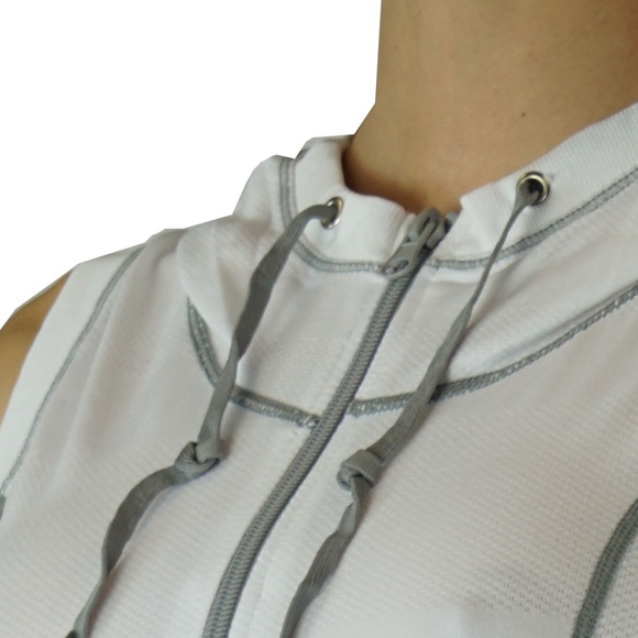 No sleeves Hoodie Ombre Print - Picture 4 of 5